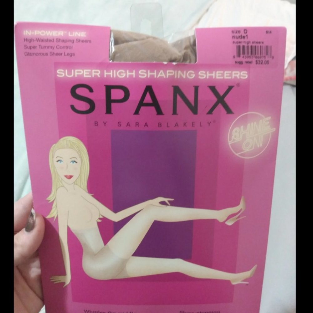Spanx super high shaping sheers size D nude1